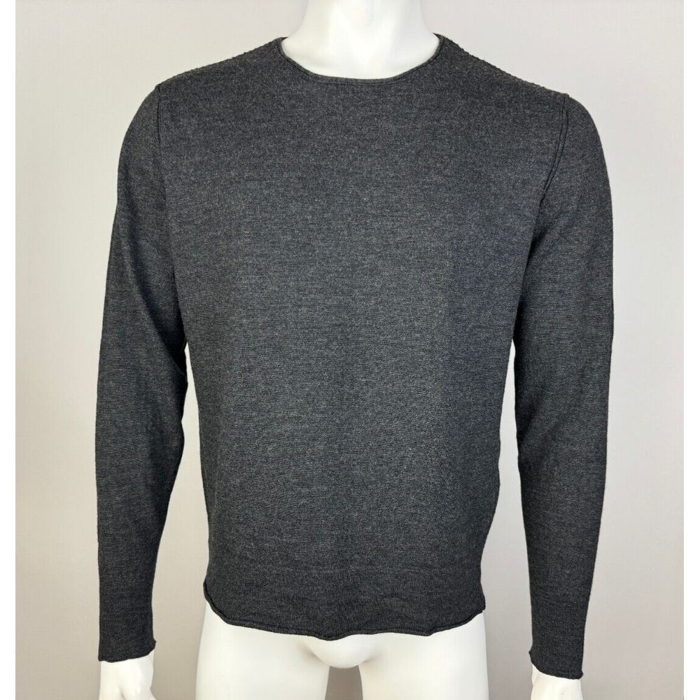 John Varvatos Merino Wool Pullover Mens XL Stretch Crew Neck Lightweight Sweater